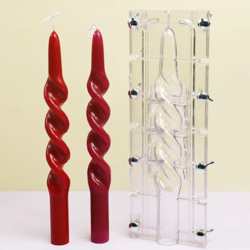 Candle Making Kit Diy - Moule à bougie en acrylique, colonne