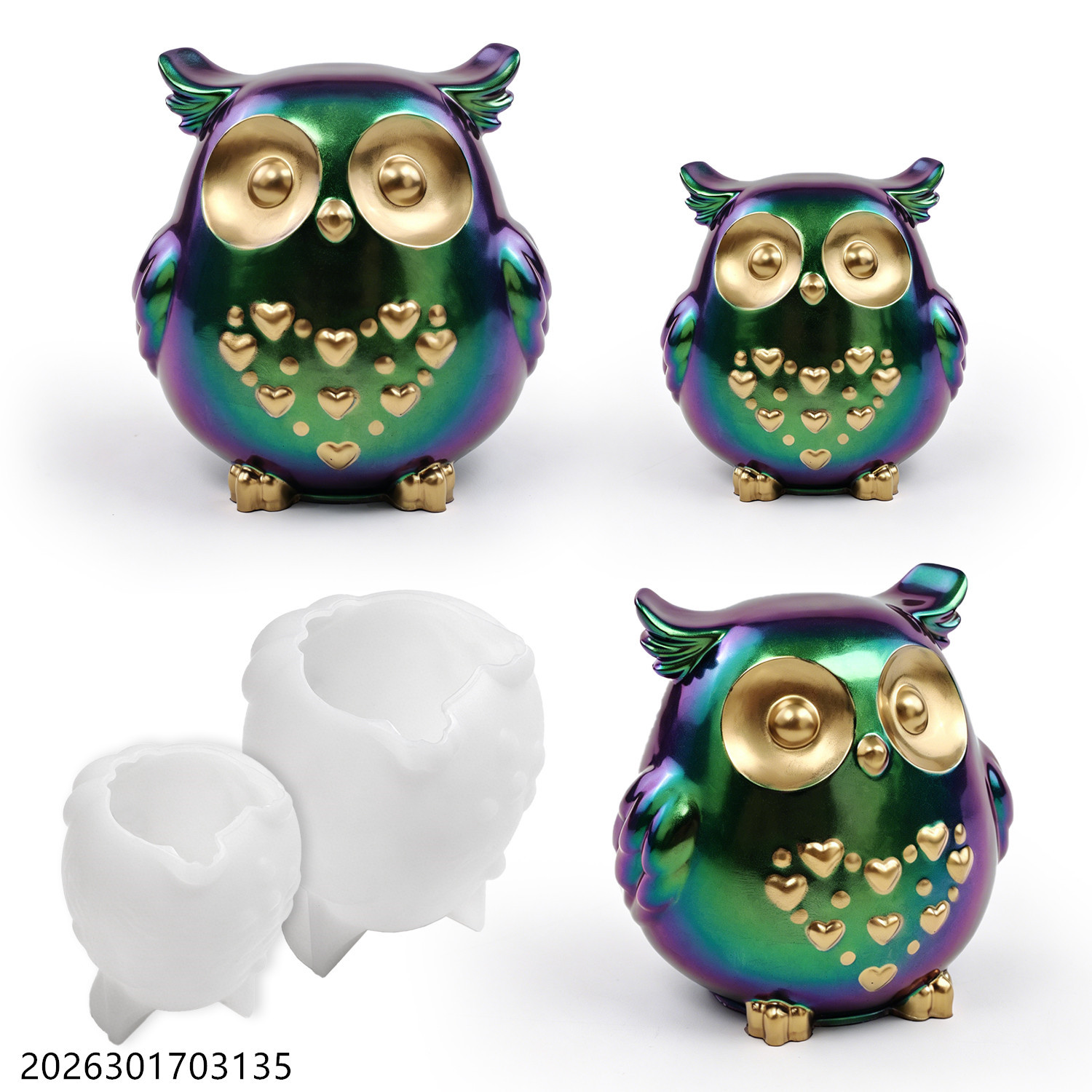 Candle Making Kit Diy - Moule en silicone Hibou 3D en