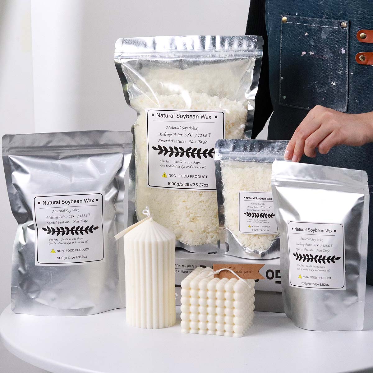 Flocons de cire de soja nature - Candle Making Kit Diy avis et prix